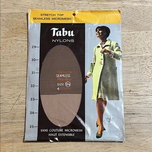 Vintage Nylon Stockings Tabu Nylons
